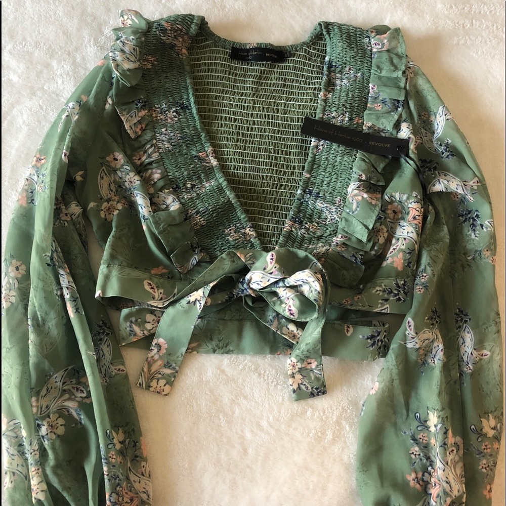 NWT House of Harlow x Revolve Blouse Size Small
